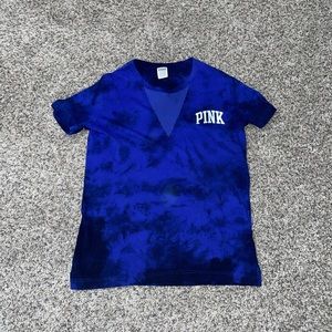 VS PINK tie die t shirt